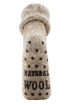 2 Paar TippTexx 24 THERMO-Wollsocken mit ABS Stopper & Innenfrottee